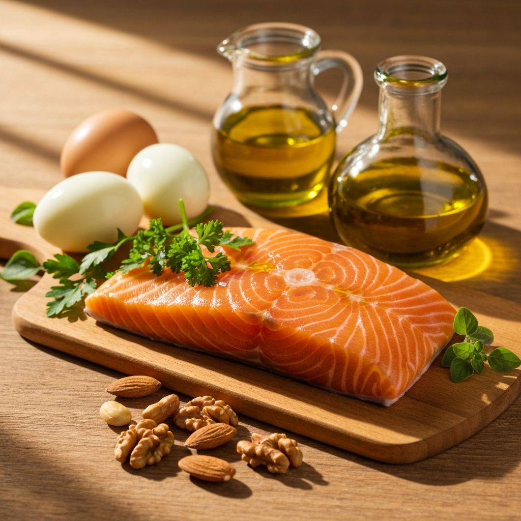Lean proteins and healthy fats